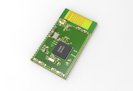 1.5uA BLE5 Thread ZigBee3 Nfc ব্লুটুথ লো এনার্জি মডিউল ফর লকস BLE52840SA-B